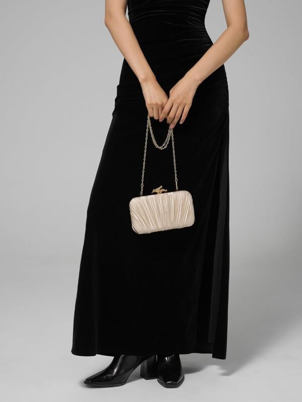 Clutch Purses for Women Evening/Wedding Chic Woven Bag Forma...