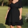 Pinup Fashion Women Graduation Dress Plus Size - Wedding Gue...