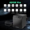FLASHFORGE Adventurer 5M Pro 3D Pinter, 600mm/s High-Speed with 1 Click Fully Auto Printing Systerm, Quick Detachable 280°C Direct Extruder, Auxiliary Chamber Cooling, Remote Control, 220x220x220mm