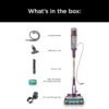 Shark POWERDETECT Ultra-Light Corded Stick Vacuum with DuoClean Technology, Self-Cleaning Brushroll for No Hair Wrap, Anti-Allergen Complete Seal, and Odor Neutralizer Technology, Purple, HZ4001AMZ