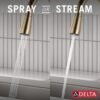 61IpBprDwJL._AC_SL1000_.jpg Delta Essa Touchless Kitchen Faucet with Touch Technology, Brushed Gold Kitchen Sink Faucet with Pull Down Sprayer, Single Hole, Champagne Bronze 9113TL-CZ-DST