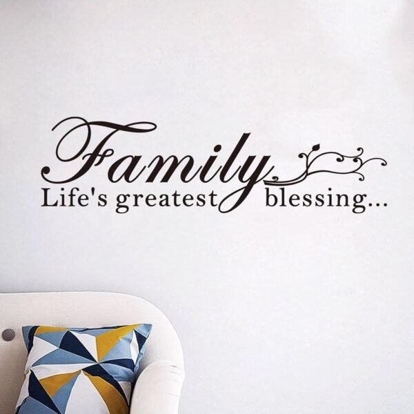 Motivational Home Wall Decals for Bedroom: Inspirational Fam...