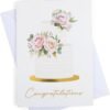 Wedding Card, Gold Foil Wedding Cards for Bride and Groom