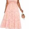 Plus Size Summer Dress 2025 - Sun Boho Spaghetti Strap Lace ...