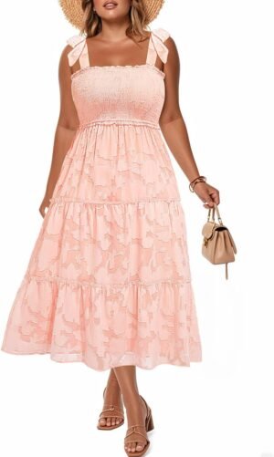 Plus Size Summer Dress 2025 - Sun Boho Spaghetti Strap Plus Size Summer Dress 2025 - Sun Boho Spaghetti Strap Lace ...