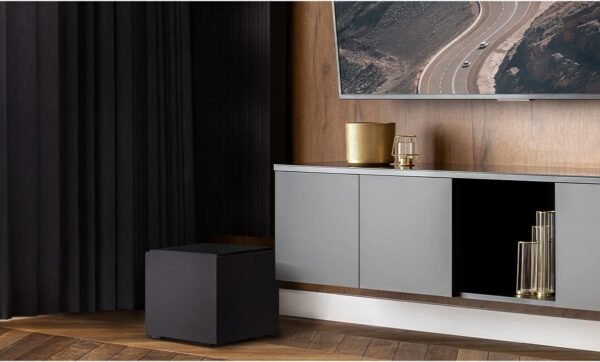 61SFit-b0YS._AC_SL1200_.jpg Definitive Technology Descend DN8 8" Subwoofer (2021 Model) - Digitally Optimized for Movies & Music, New 3XR Architecture, 500W Peak Class D Amplifier & (2) Pressure-Coupled 8" Bass Radiators, Black