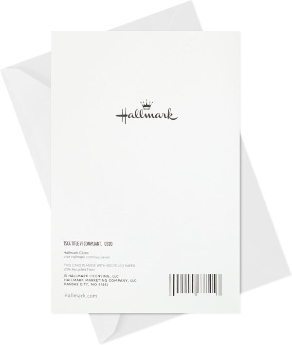 Hallmark Wedding Card (Removable Keepsake Wooden Heart Ornam...