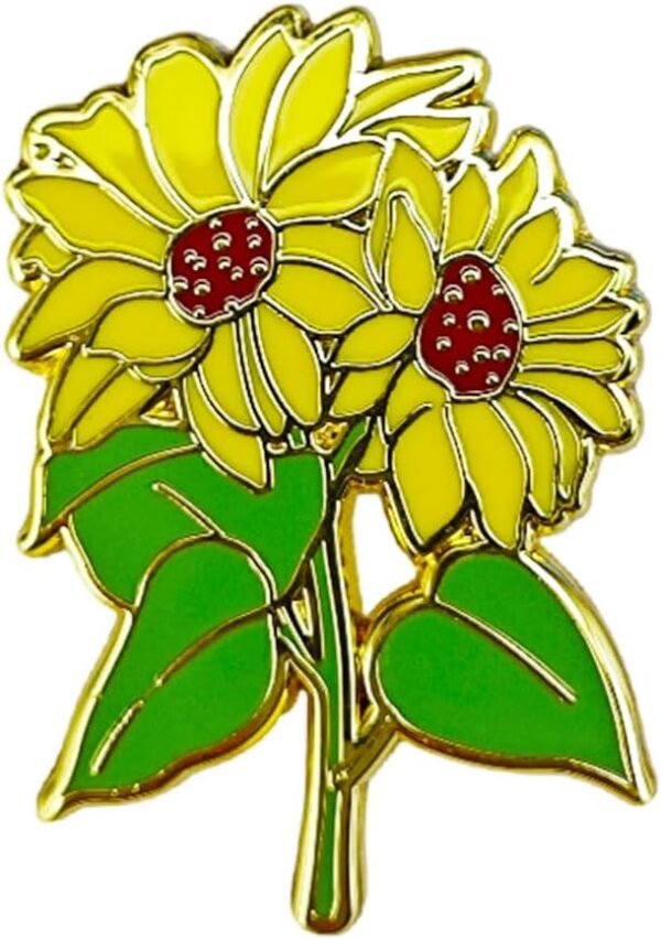 Cute Floral Kawaii Pins Alloy Enamel Lapel Pin for Clothing ...