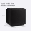 61WMfZrwXXS._AC_SL1500_.jpg Definitive Technology Descend DN8 8" Subwoofer (2021 Model) - Digitally Optimized for Movies & Music, New 3XR Architecture, 500W Peak Class D Amplifier & (2) Pressure-Coupled 8" Bass Radiators, Black
