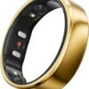 RingConn Gen 2, World’s First Smart Ring with Sleep Apnea Monitoring, No APP Subscription, 12-Day Battery Life, Stress/Heart Rate/Women's Health Tracker, Android & iOS Compatible (Gold, Size 10)