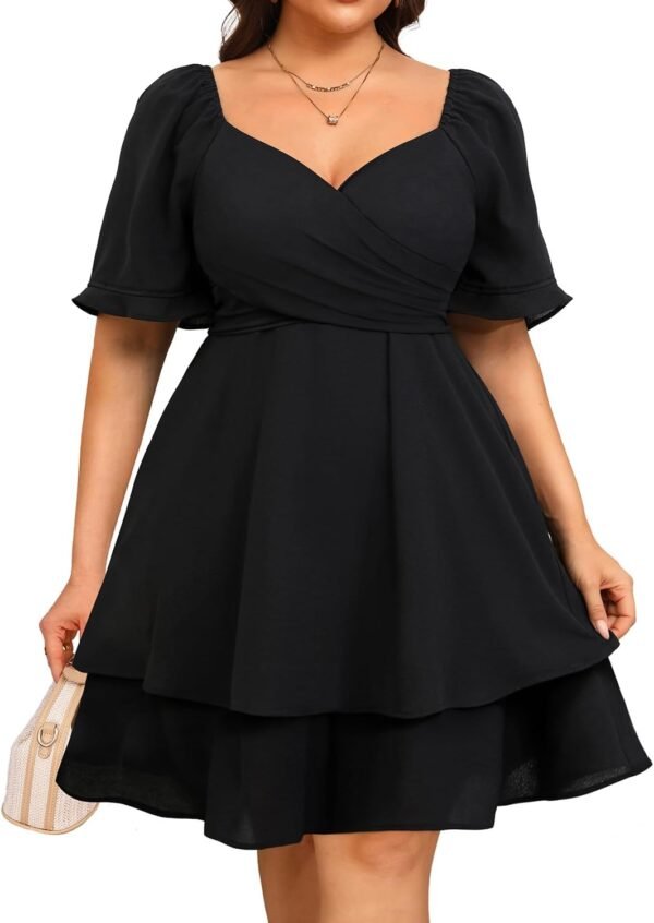 Pinup Fashion Women Graduation Dress Plus Size - Wedding Gue...