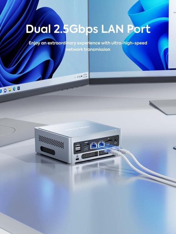 MINISFORUM NAB9 Plus Mini PC Intel Core i9-12900HK(14C/20T), 32GB RAM 1TB SSD, HDMI+DP+USB4(PD) Video Outputs Mini Computers, OCuLink Port, 2X 2.5G LAN Port Intel Iris Xe Graphics Desktop Computer