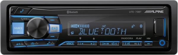 Alpine UTE-73BT Mech-Less Digital Media Receiver with Bluetooth® Wireless Technology Alpine UTE-73BT Mech-Less Digital Media Receiver with Bluetooth® Wireless Technology