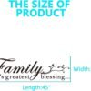 Motivational Home Wall Decals for Bedroom: Inspirational Fam...