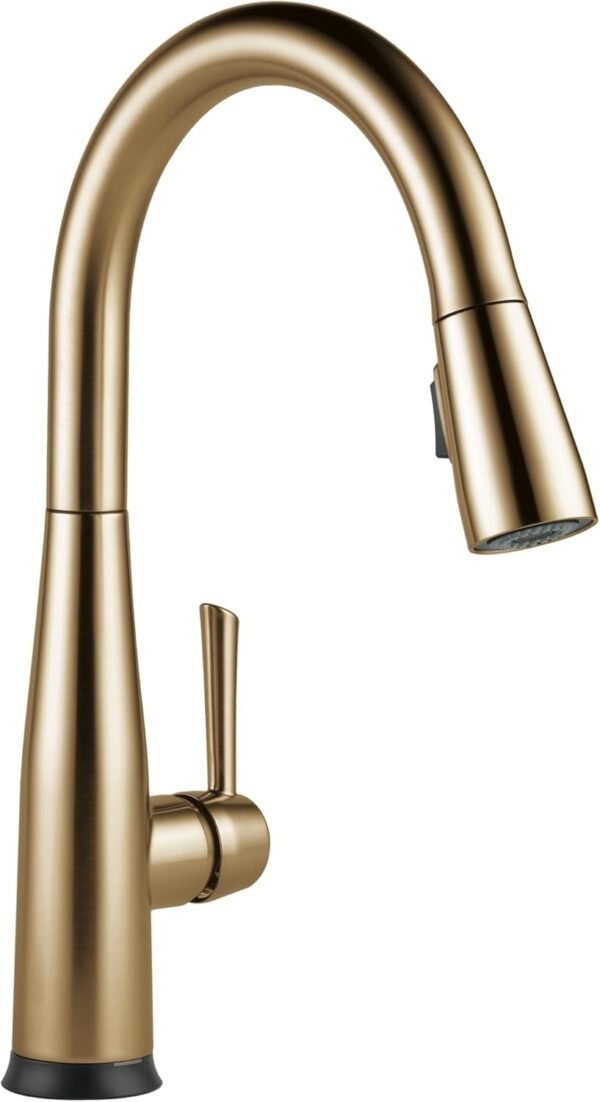 Delta Essa Touchless Kitchen Faucet with Touch Technology, Brushed Gold Delta Essa Touchless Kitchen Faucet with Touch Technology, Brushed Gold Kitchen Sink Faucet with Pull Down Sprayer, Single Hole, Champagne Bronze 9113TL-CZ-DST