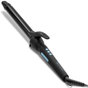 Bio Ionic Long Barrel Styler, Curling Iron with Moisture Heat Bio Ionic Long Barrel Styler, Curling Iron with Moisture Heat Technology & NanoIonic MX, Versatile Curling Wand with Adjustable Heat Settings, Hair Curler with Extended Barrel