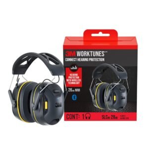 3M WorkTunes Connect Wireless Hearing Protector with Bluetooth Technology, Bluetooth 3M WorkTunes Connect Wireless Hearing Protector with Bluetooth Technology, Bluetooth Hearing Protection with a 26 dB Noise Reduction Rating