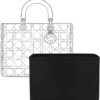 Purse Organizer Insert for Dior Lady Large Bags,Black,Luxury...