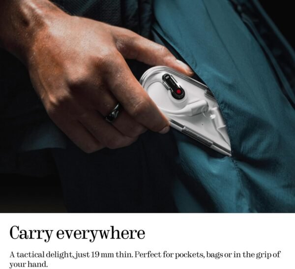 Nothing Ear (Open) Open-Ear Headphones, Earbuds with Earhooks, Clear Voice Technology with 2 Mics, BT 5.3, Fast Charging, Compatible with iPhone & Android -White