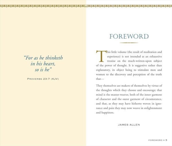 As A Man Thinketh (Deluxe, Hardcovder Edition)