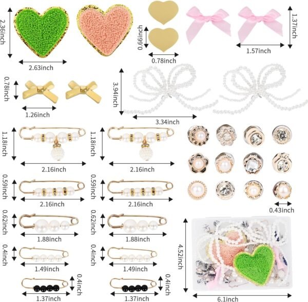 32PCS Shoe Charms for Sneakers - Bling Shoe Charms, Women an...