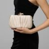 Clutch Purses for Women Evening/Wedding Chic Woven Bag Forma...