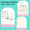 65 PCS Diy Charms For Socks - Safety Brooches And Pins For W...