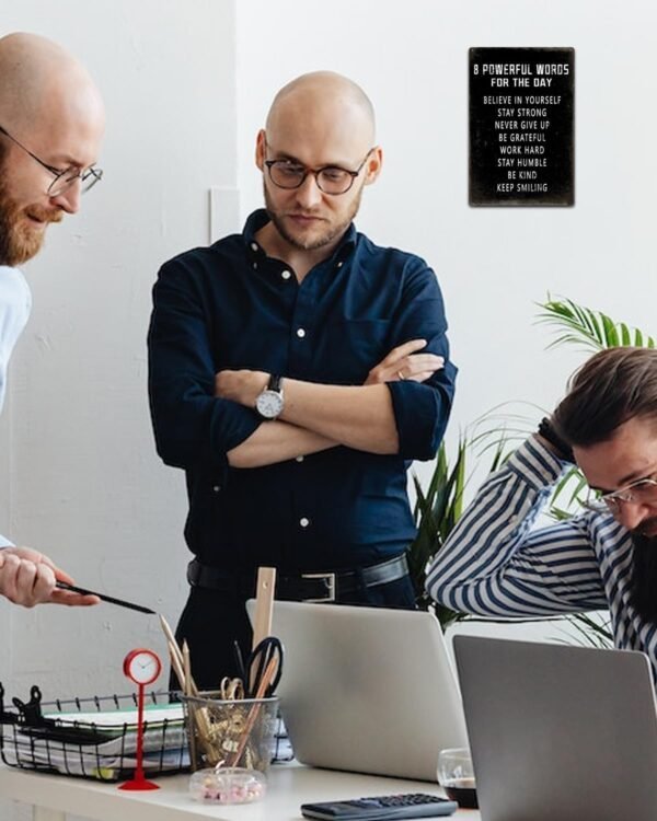 ALKB Inspirational Wall Art Metal Sign 8 x 12 Inch, Inspirin...