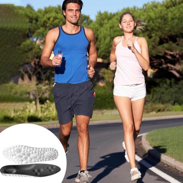 719-b3AABqL._AC_SL1500_.jpg 4D Insoles - 4D Cloud Technology Insole - Super Soft, Ultra Comfort Insoles, 4D Sports Shoes Insoles, Acupoint Massage Insole for Foot & Joint Support (10-11, Gray)