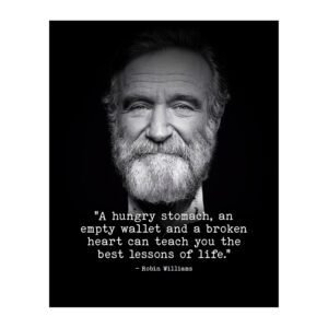 "Robin Williams 'Best Lessons In Life' - 8x10 Inspirational ... "Robin Williams 'Best Lessons In Life' - 8x10 Inspirational ...