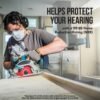 3M WorkTunes Connect Wireless Hearing Protector with Bluetooth Technology, Bluetooth Hearing Protection with a 26 dB Noise Reduction Rating