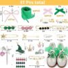 AIERSA Shoes Charms for Sneakers Socks, 47pcs Pearl Shoe Lac...