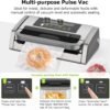 71G0iPVR9VL._AC_SL1500_.jpg Bonsenkitchen Vacuum Sealer Machine, Powerful Low-Noise Food Vacuum Sealer, Globefish Technology for High-Speed Continuous Working (Full Silver)
