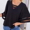 LookbookStore Tops for Women Trendy 2024 Dressy Casual V Nec...