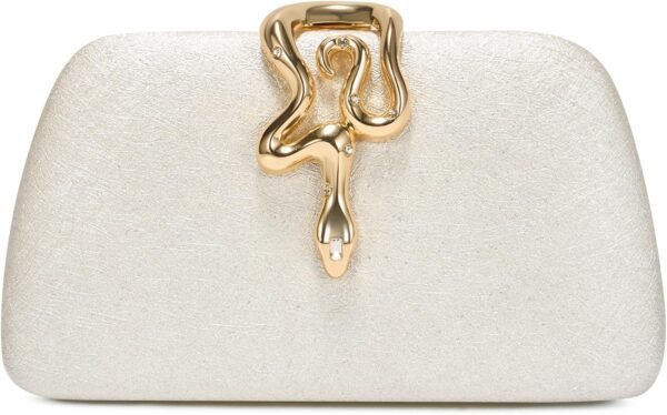 SWEETV Glitter Clutch Purses for Women Elegant Evening Bag f...