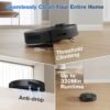 ECOVACS DEEBOT N30 Omni Robot Vacuum and Mop, 10000Pa Suction, TruEdge Adaptive Edge Mopping, ZeroTangle 2.0 Technology, Hot Air-Drying, Self-Emptying, Auto-Lift Mopping, Obstacle Avoidance