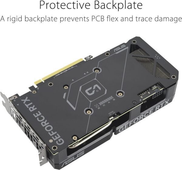 71LwJR-GsxL._AC_SL1500_.jpg ASUS Dual GeForce RTX™ 4060 EVO OC Edition 8GB GDDR6 (PCIe 4.0, 8GB GDDR6, DLSS 3, HDMI 2.1a, DisplayPort 1.4a, Axial-tech Fan Design, 0dB Technology, Dual BIOS, Auto-Extreme Technology, and More)