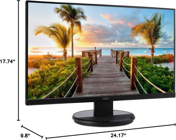 71R2c9WzmvL._AC_SL1500_.jpg Acer KB272HL bix 27" Full HD (1920 x 1080) Acer Vision Care VA Monitor with Flicker-less, Blue Light Filter and AMD FREESYNC Technology (HDMI & VGA Port),Black