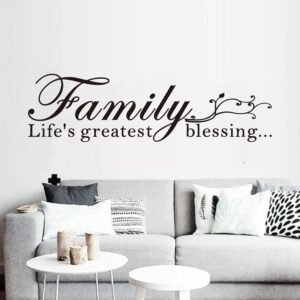 Motivational Home Wall Decals for Bedroom: Inspirational Fam... Motivational Home Wall Decals for Bedroom: Inspirational Fam...
