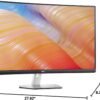71SKXTQHoNL._AC_SL1500_.jpg Dell S3222HN Curved Monitor - 31.5-inch FHD (1920x1080) 75Hz 4Ms 1800R Curved Display, HDMI Connectivity, AMD FreeSync Technology, Tilt Adjustability - Silver
