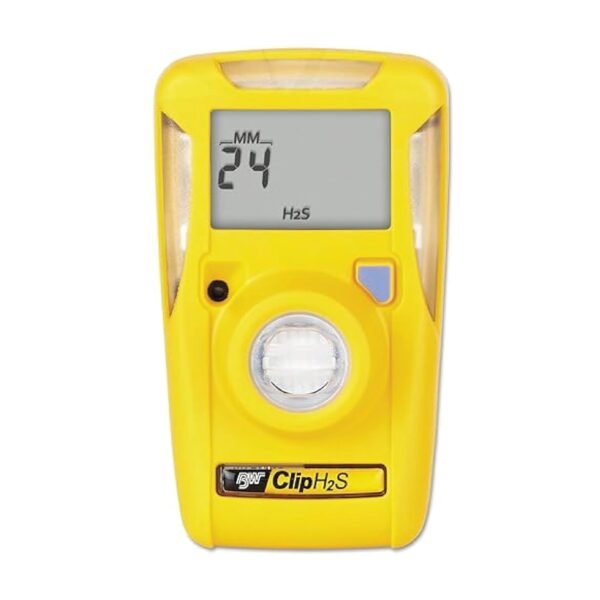 BW Technologies/Honeywell Analytics BWC2-H BW Clip Single-Gas Detector, Hydrogen Sulfide (H2S), Yellow