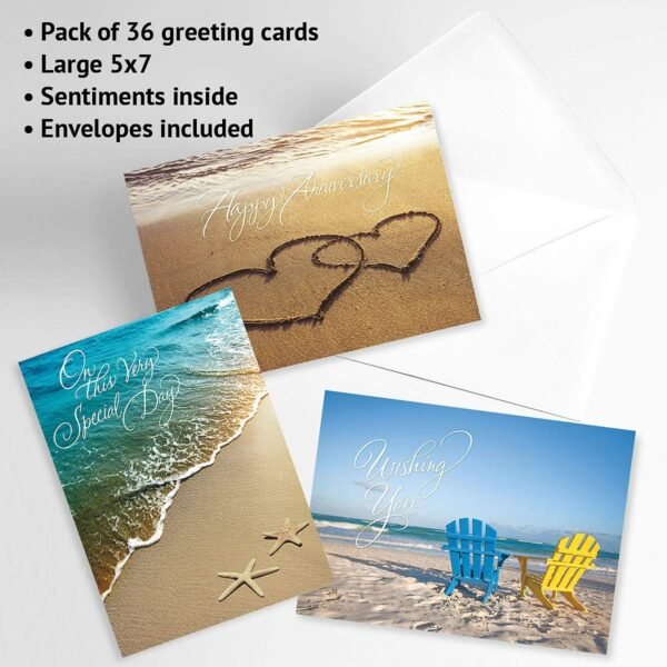 Wedding and Anniversary Greeting Cards Value Pack - Set of 2...