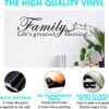 Motivational Home Wall Decals for Bedroom: Inspirational Fam...