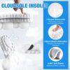 71Ytt7fddPL._AC_SL1500_.jpg 4D Insoles - 4D Cloud Technology Insole - Super Soft, Ultra Comfort Insoles, 4D Sports Shoes Insoles, Acupoint Massage Insole for Foot & Joint Support (10-11, Gray)