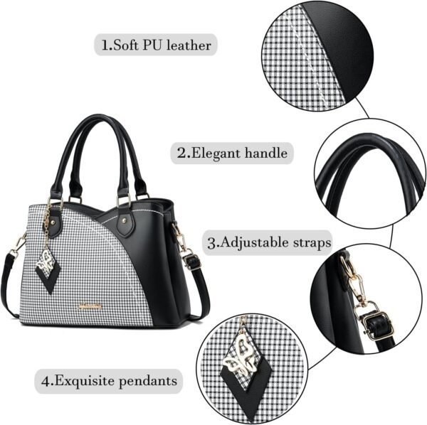 Purses and Handbags for Women Tote PU Leather Ladies Satchel...