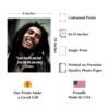 "Bob Marley Inspirational Quotes Wall Art - "Love The Life"-...