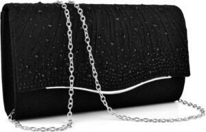 TINDTOP Clutch Purses for Women, Formal Evening Bags Suede S... TINDTOP Clutch Purses for Women, Formal Evening Bags Suede S...