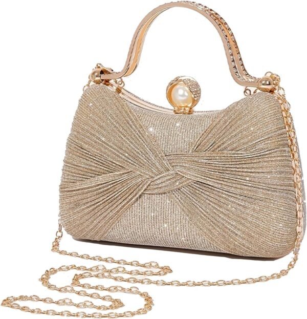 Clutch Purses for Women Handbags Shiny Sequin Wedding Clutch...