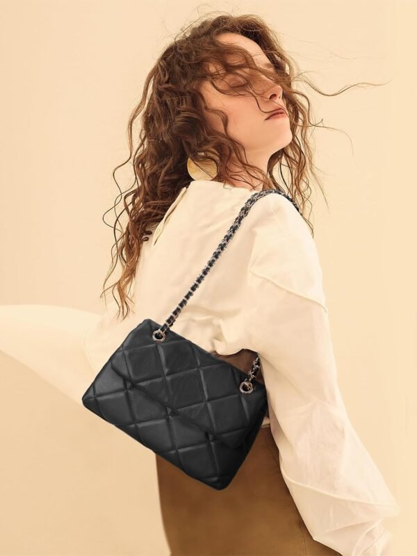 Gladdon Quilted Crossbody Purses for Women Small Ladies Shou...