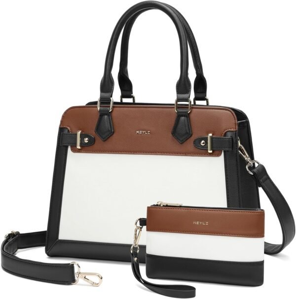 Keyli 2pcs Purses and Handbags for Women, Fashion Vegan Leat...